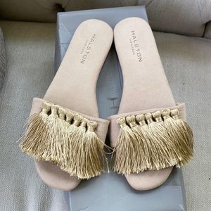 Halston Heritage Fringe sandals